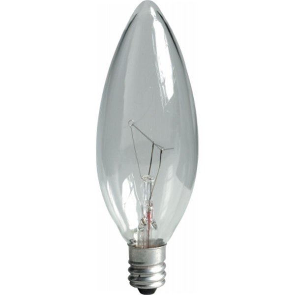 Current Ge Lighting 76229 30 Watt Clear Candleabra Incandescent Light Bulb 76229